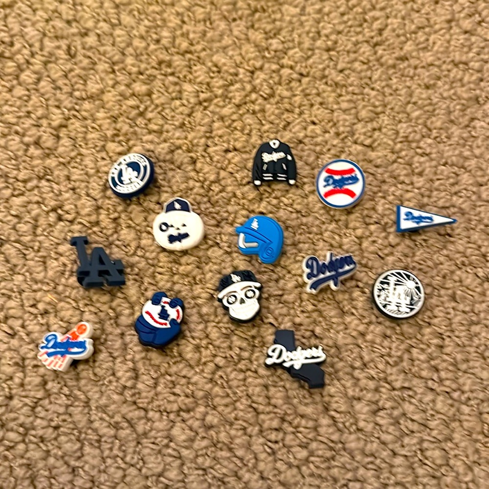 Los Angeles Dodgers Shoe Charms Set